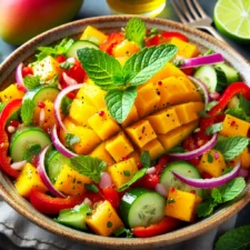 Easy Cucumber Mango Salad-image
