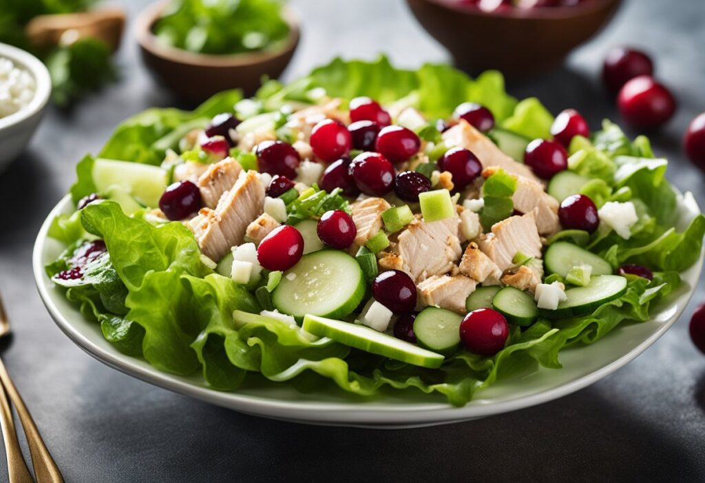 asian cranberry chicken salad