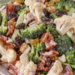 Broccoli Cauliflower Salad